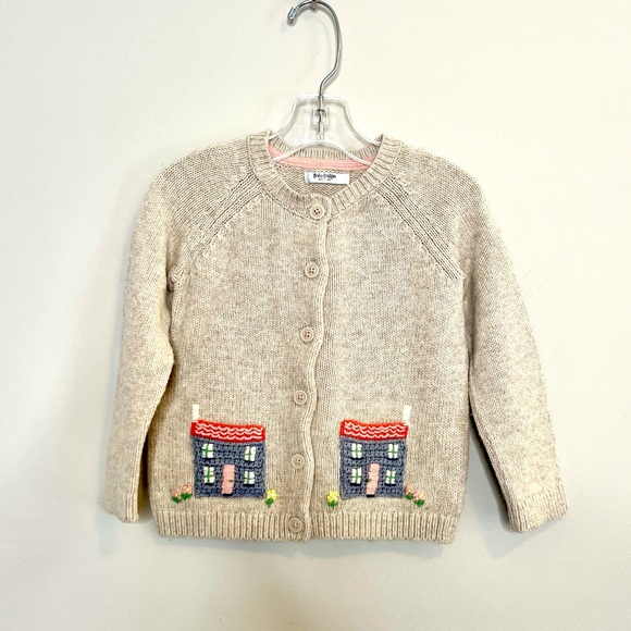 Baby Boden Other - BABY BODEN WOOL CARDIGAN SWEATER HOUSE POCKETS